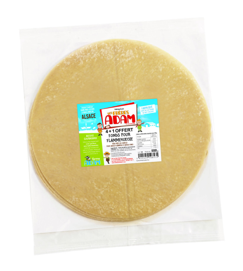 FONDS POUR TARTES FLAMBÉES X4