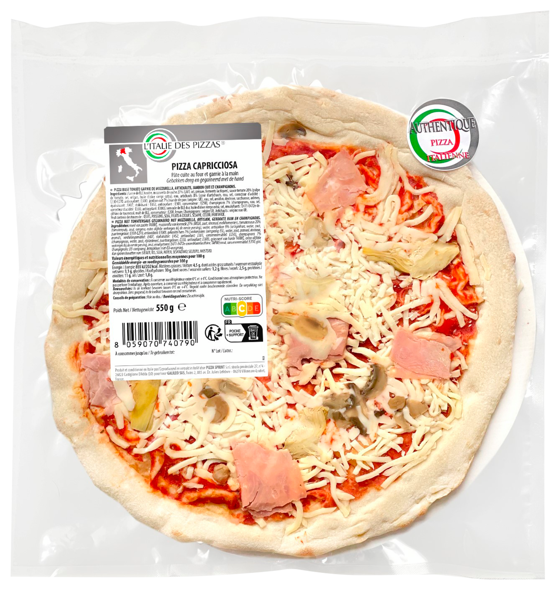 Pizza capricciosa