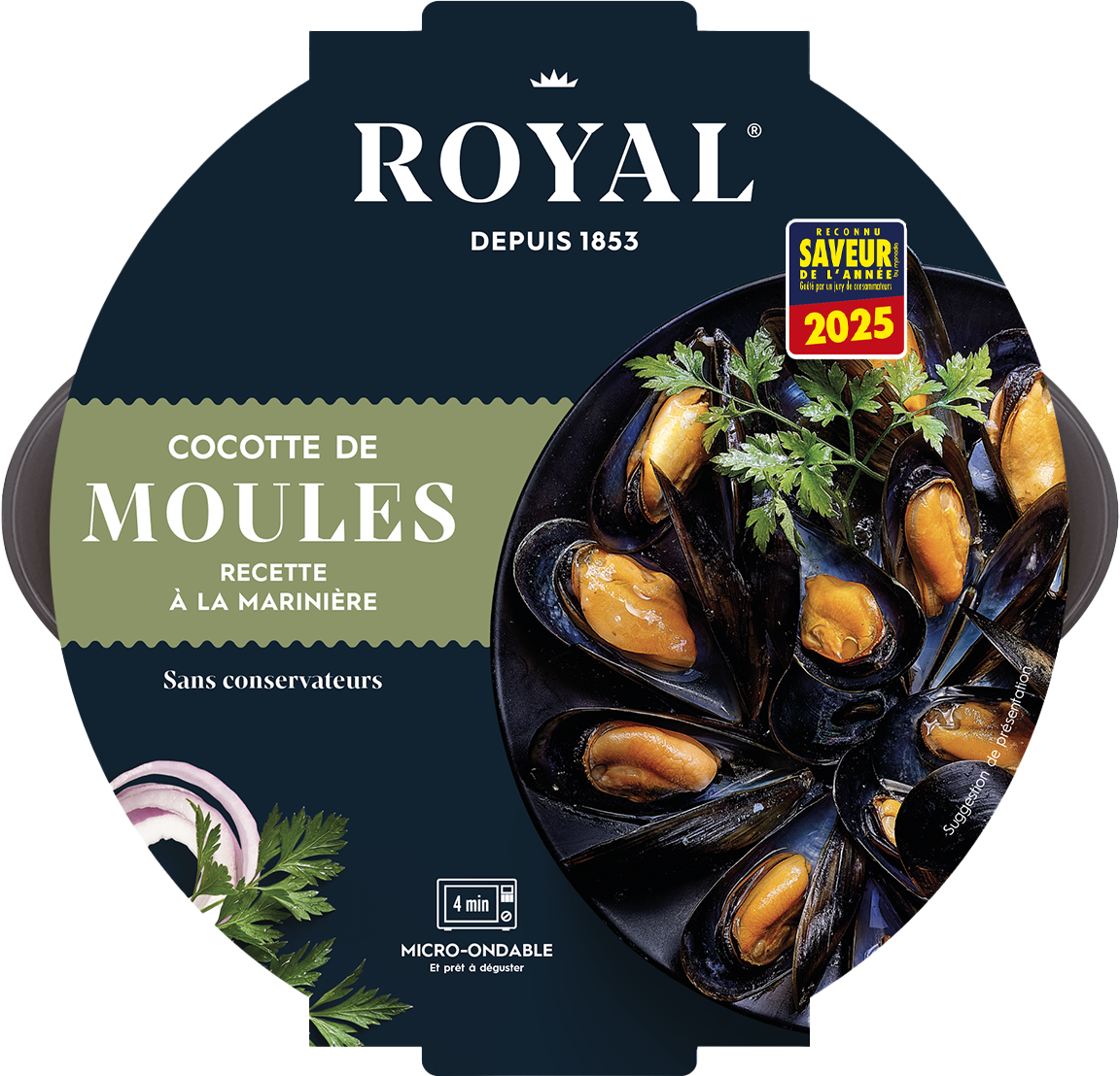 COCOTTE DE MOULES À LA MARINIÈRE