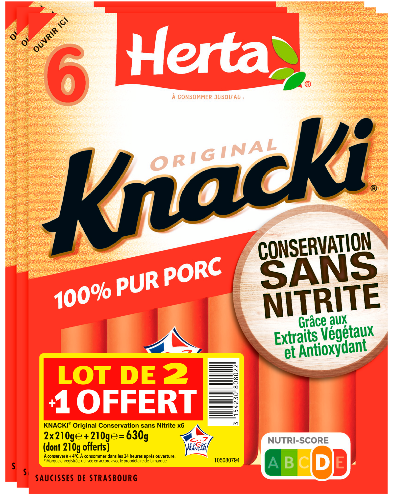 Original Knacki 100% pur porc