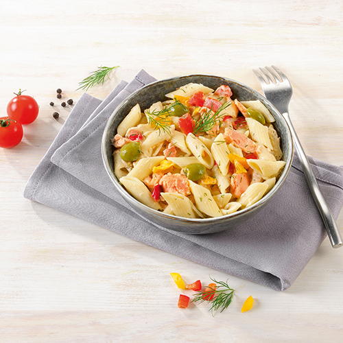 PENNE AU SAUMON FUMÉ