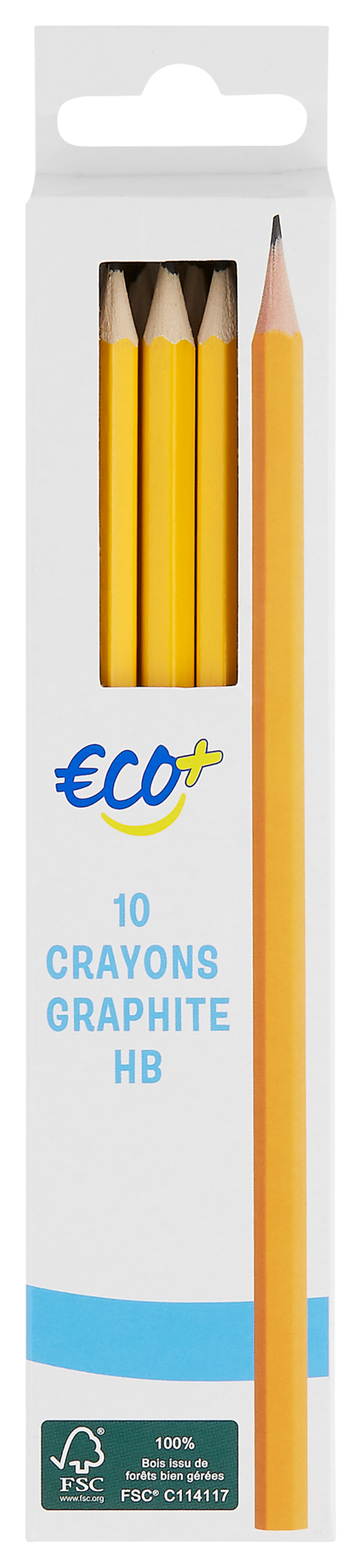 10 CRAYONS HB