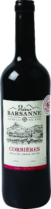 A.O.P(1) CORBIÈRES(2) PRIEUR BARSANNE