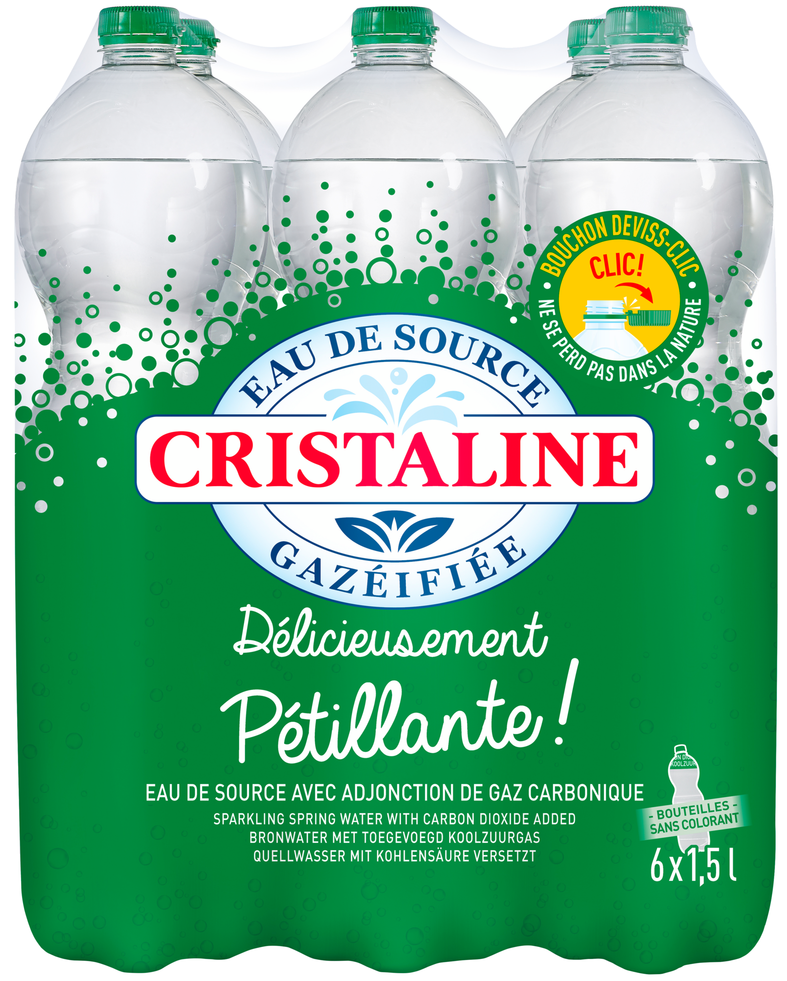 EAU DE SOURCE GAZÉIFIÉE