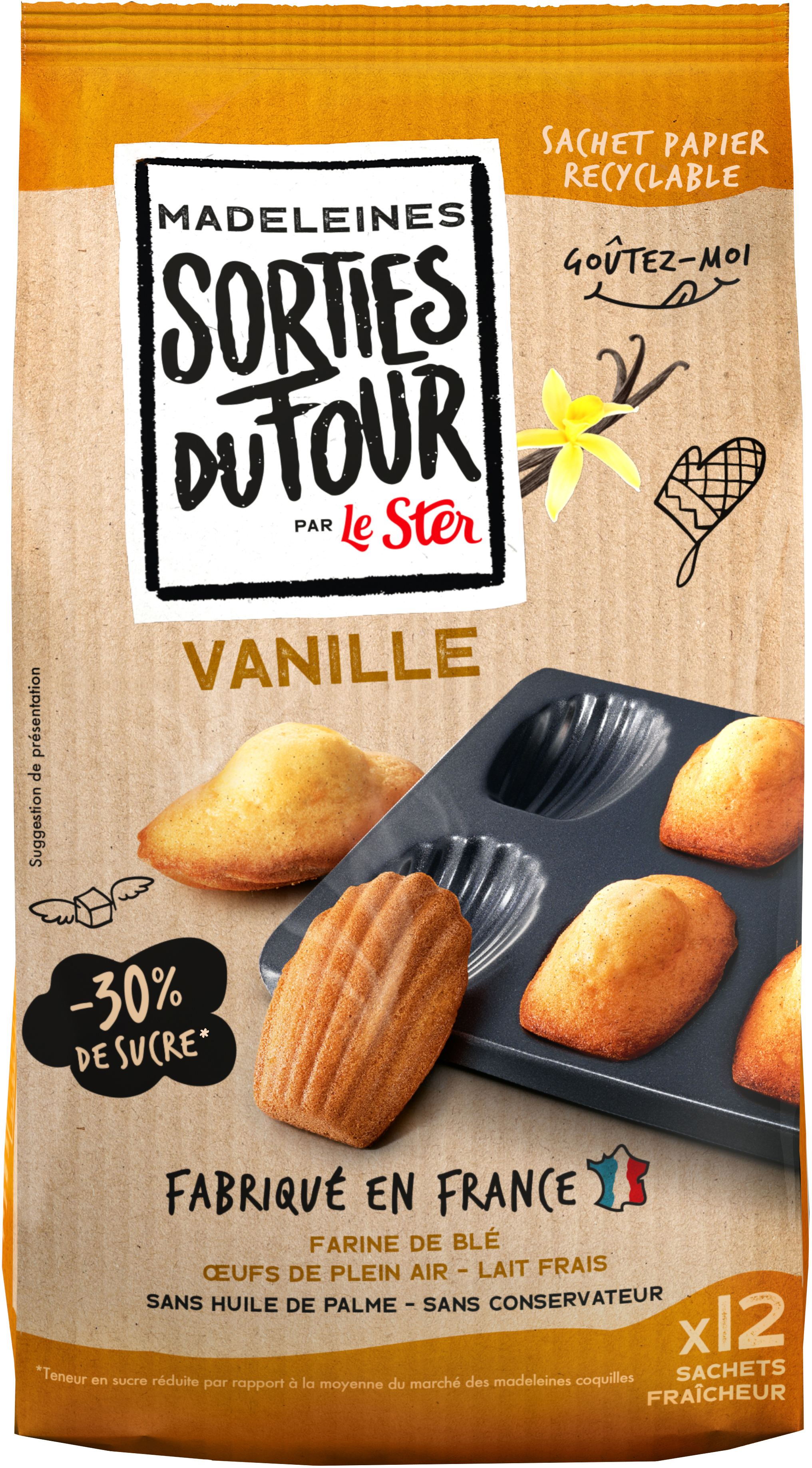 MADELEINES SORTIES DU FOUR