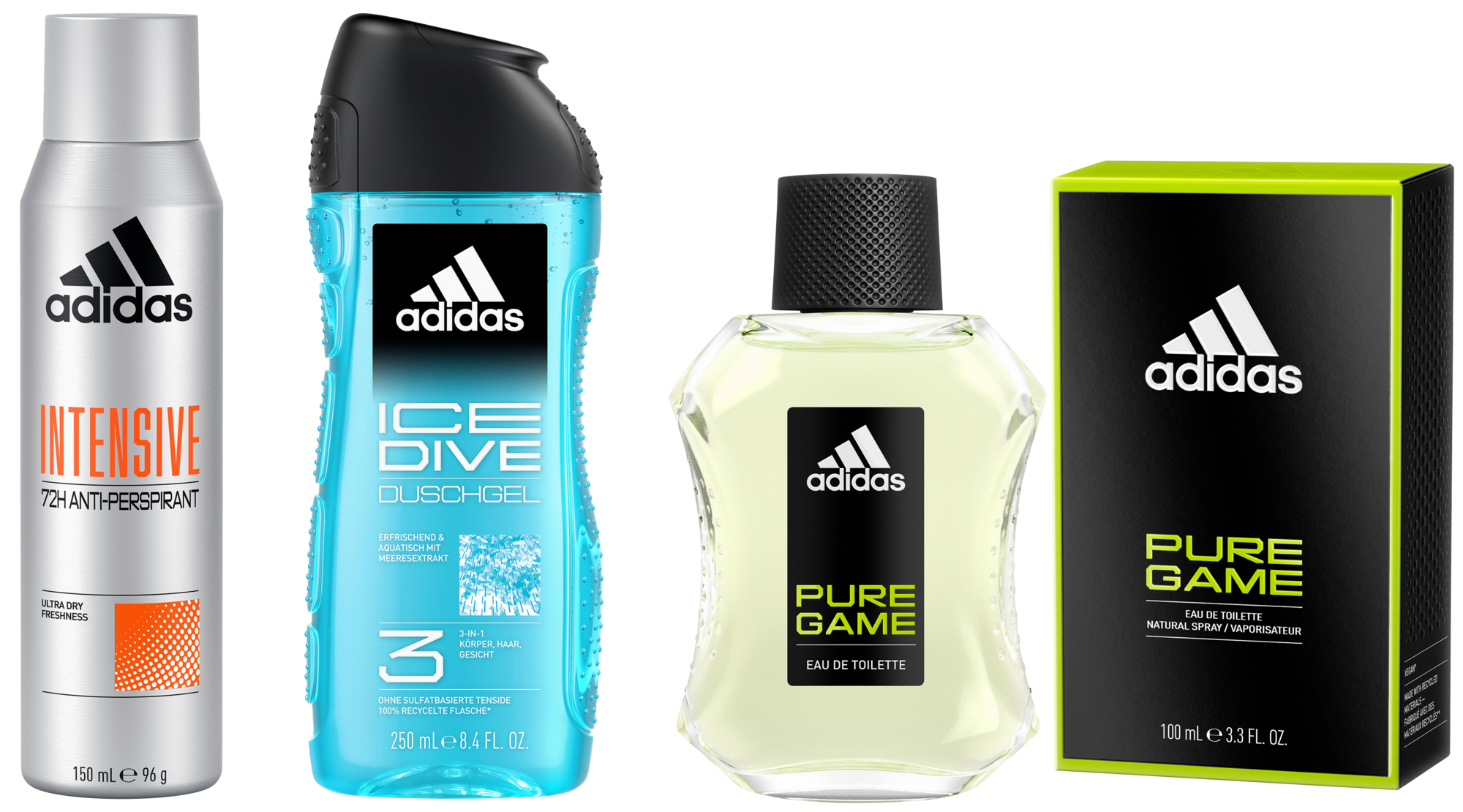 SUR LES PRODUITS PRÉSENTS EN MAGASIN DE LA GAMME "ADIDAS" * Hors Skin & Mind et VIBES.