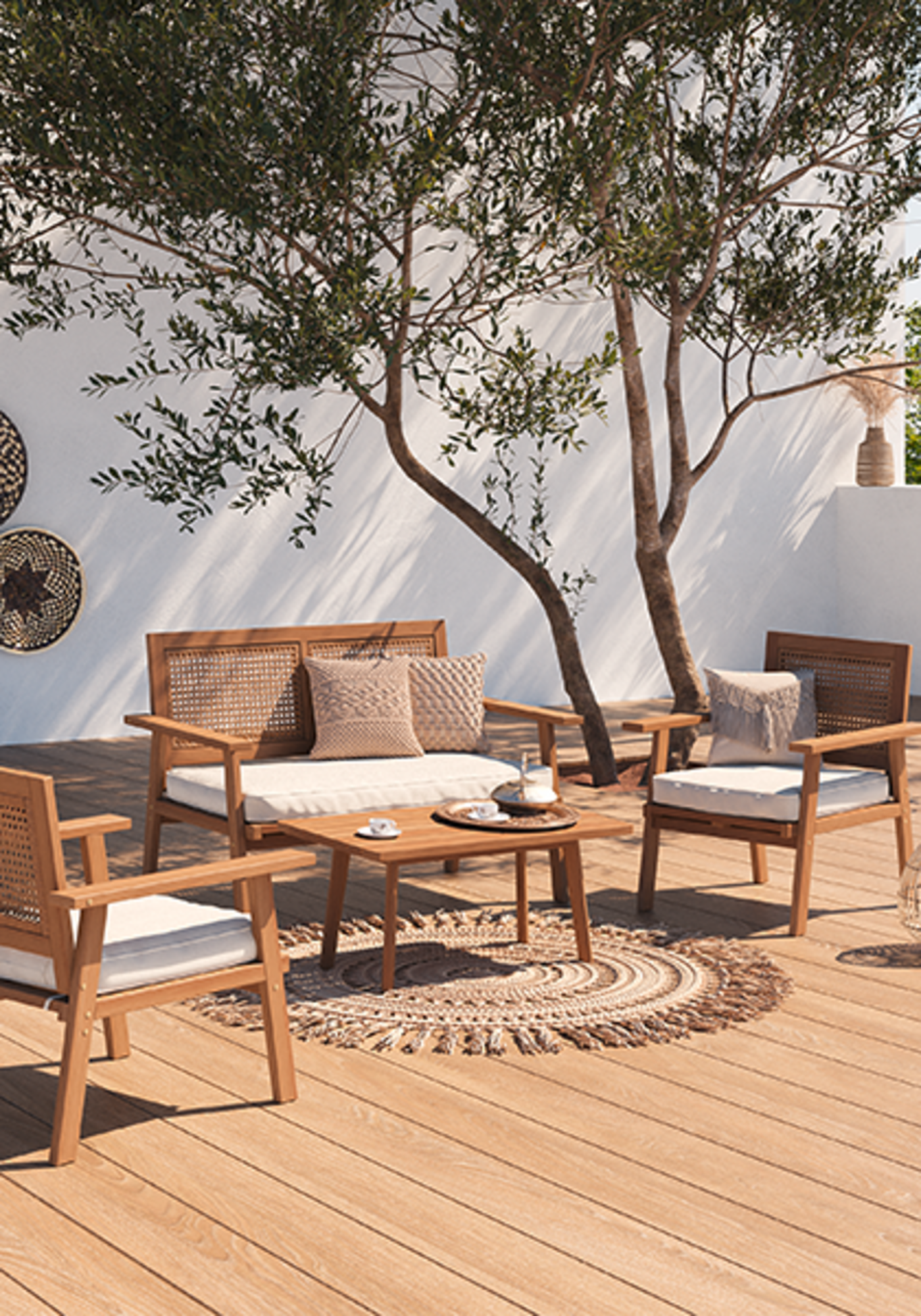 SALON BAS CANAGE 4 PIÈCES