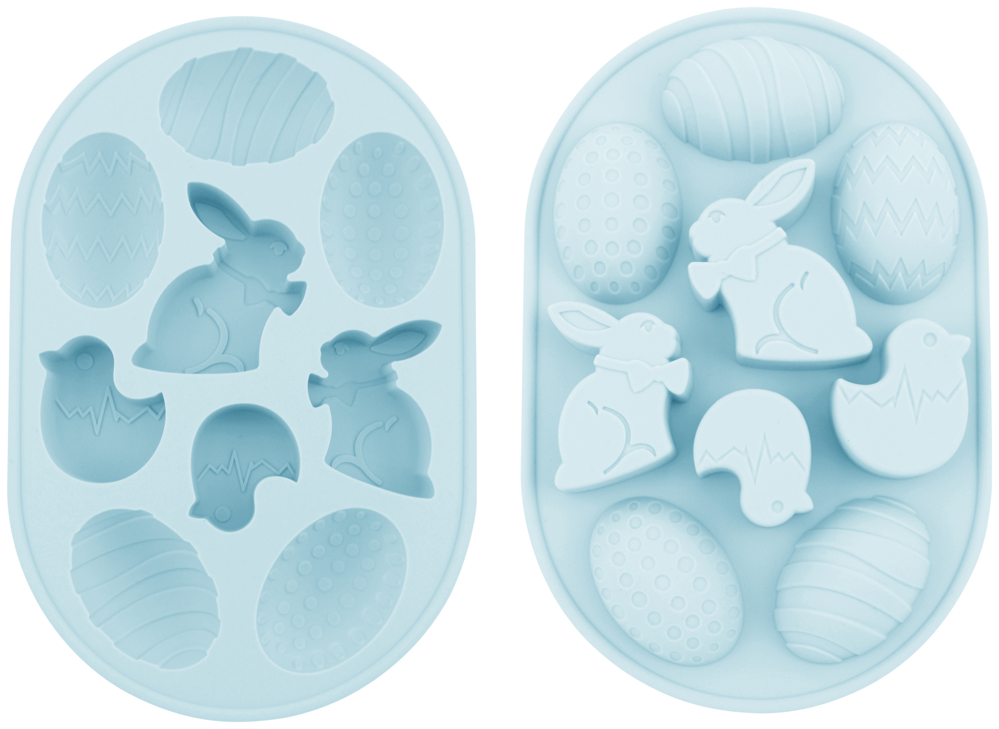 MOULE SILICONE LAPINS OISEAUX ET OEUFS