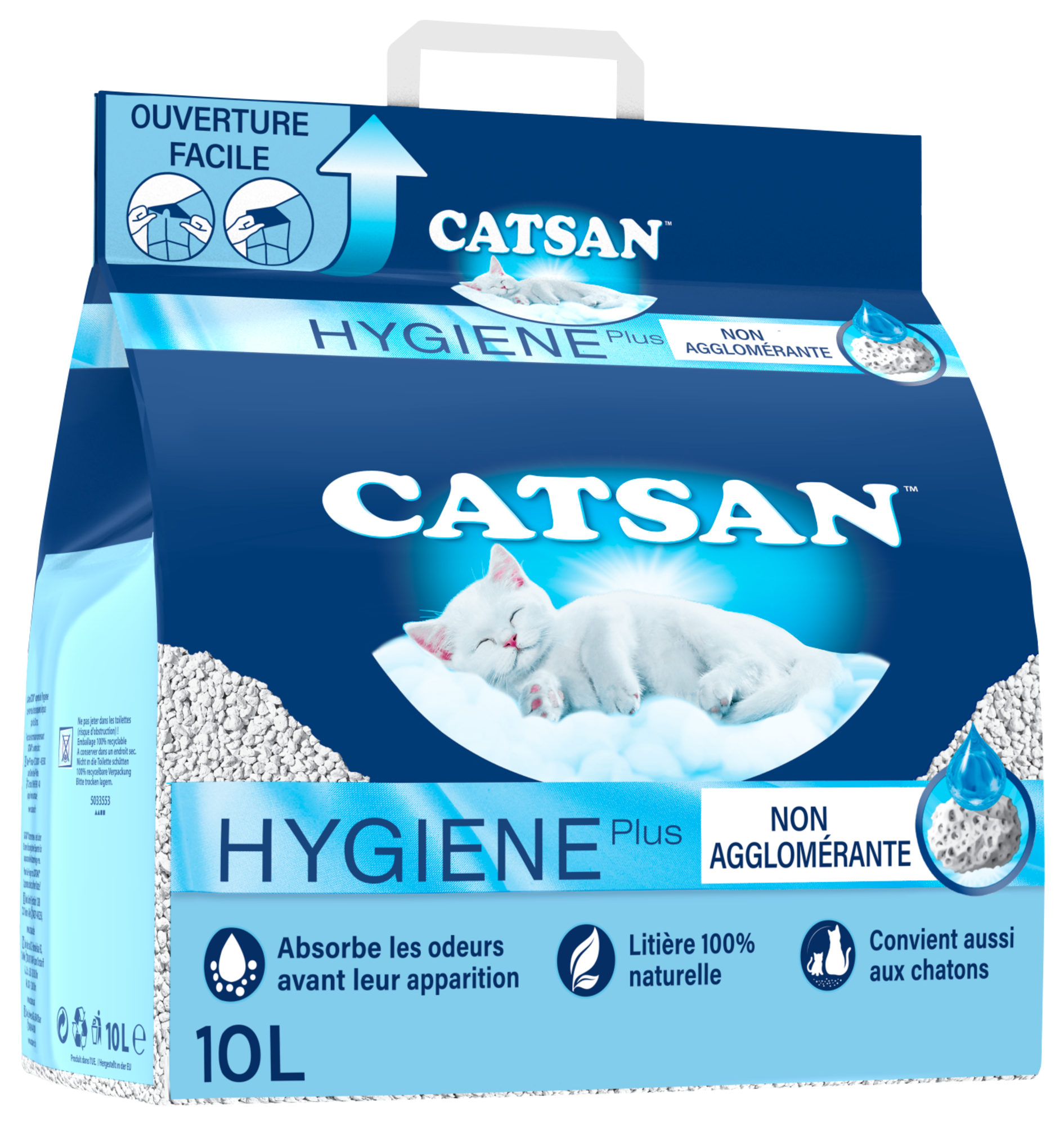 SUR LES PRODUITS PRÉSENTS EN MAGASIN DE LA GAMME LITIERES "CATSAN"