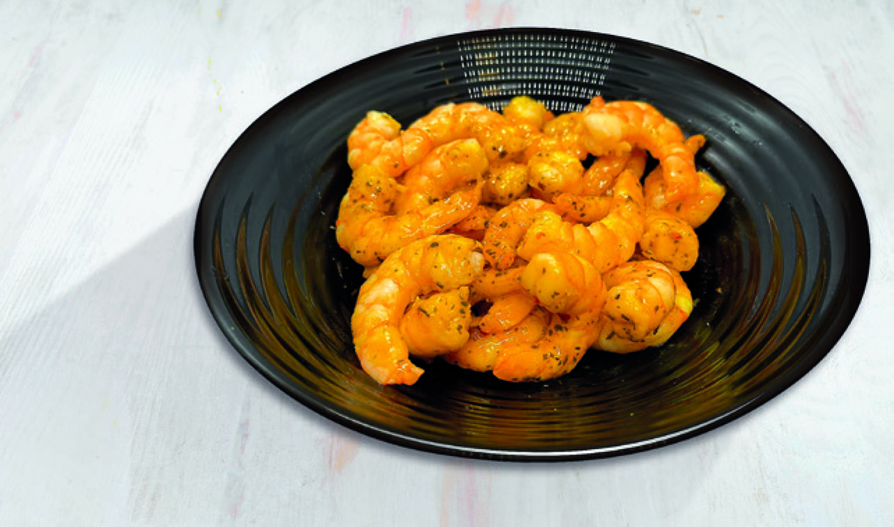 CREVETTES MARINÉES À LA FAÇON THAÏ