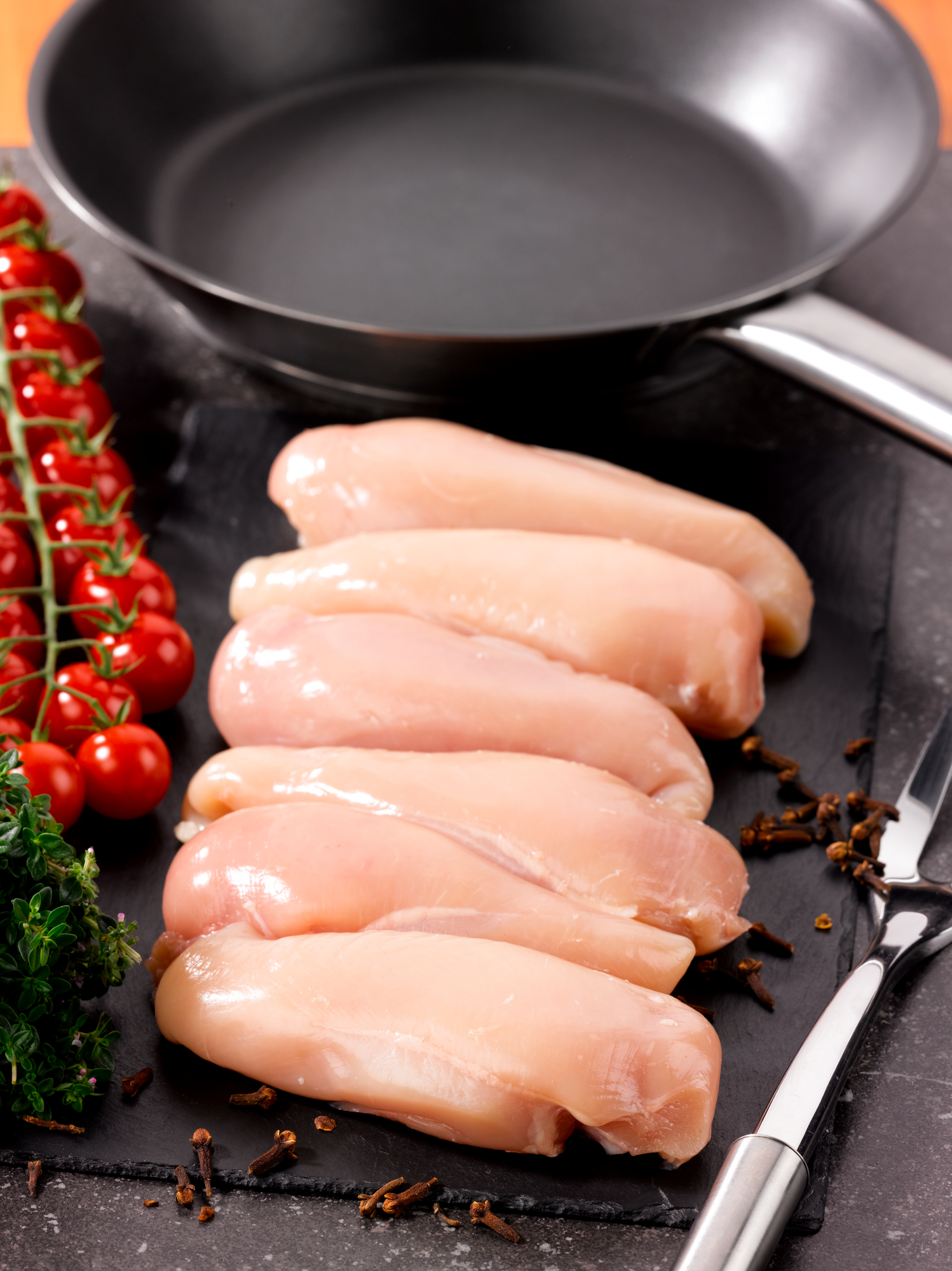 6 filets de poulet
"Maître Coq", "Le Gaulois" ou "Douce France"****