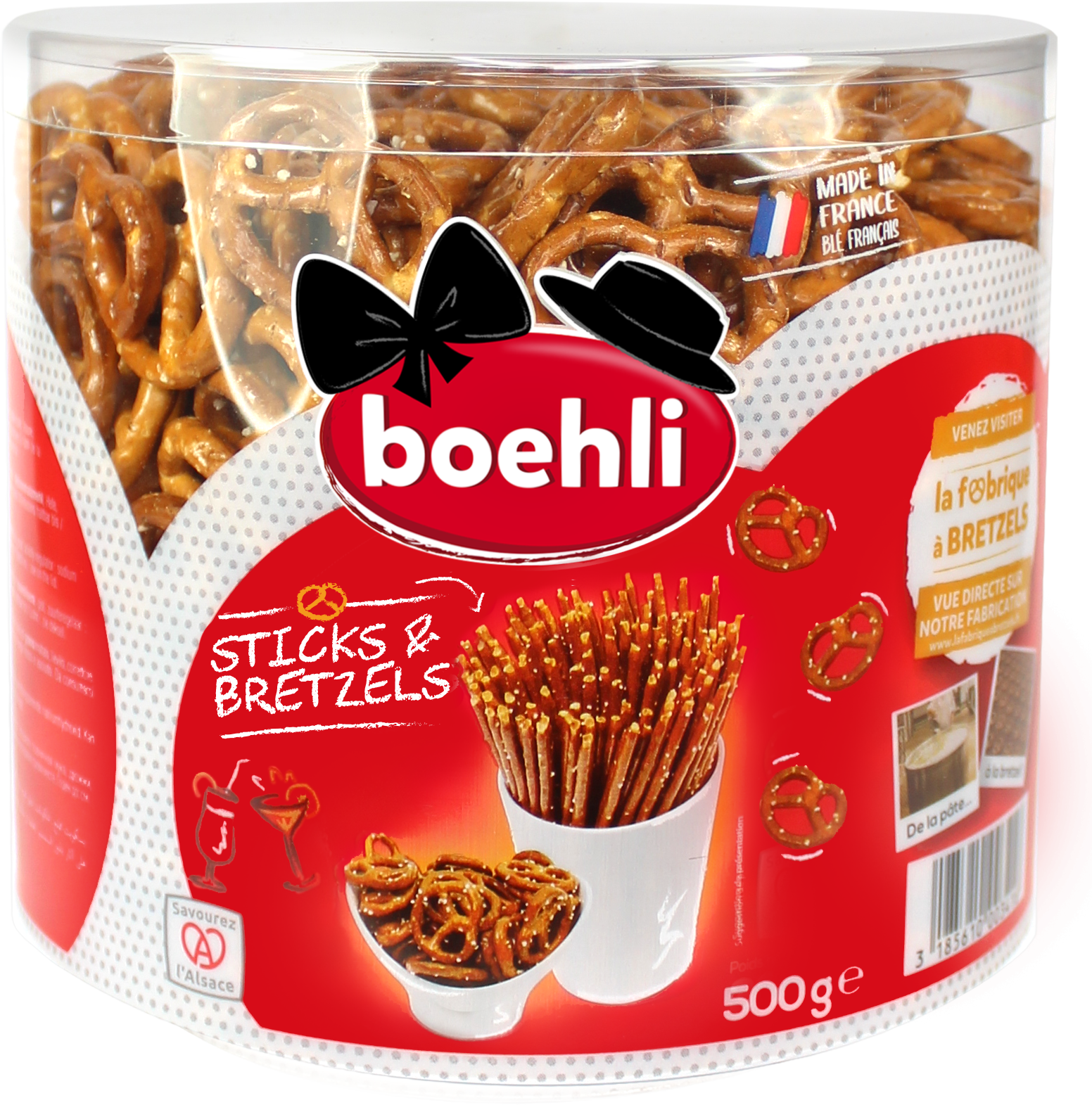TUBO STICKS ET BRETZELS