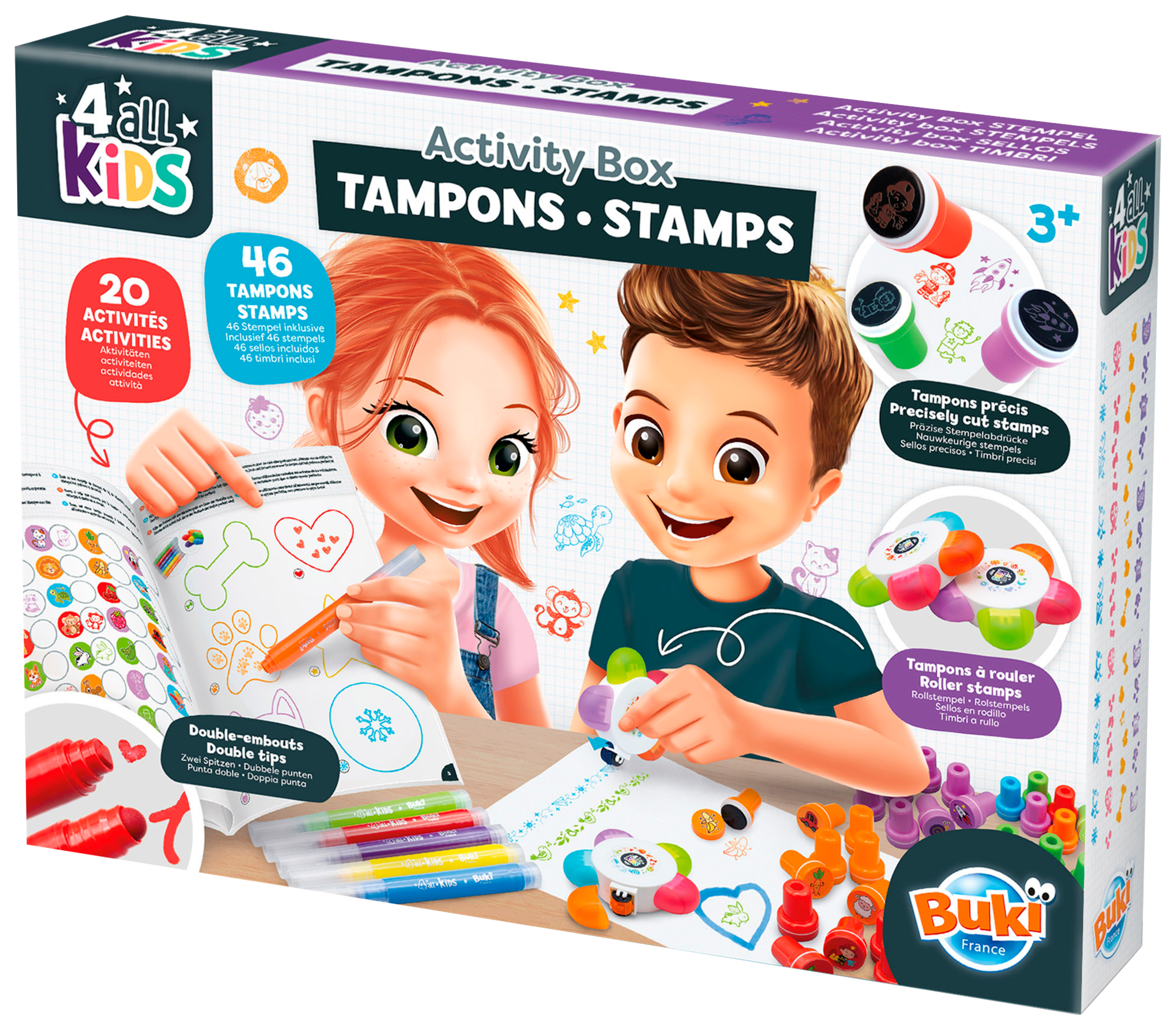 1. COFFRET D'ACTIVITÉS TAMPONS
                                2. TABLETTE À DESSIN XL