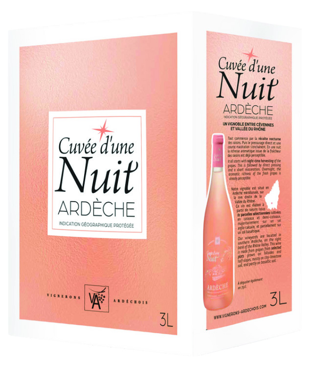 IGP* VIN ROSÉ ARDÈCHE BIB