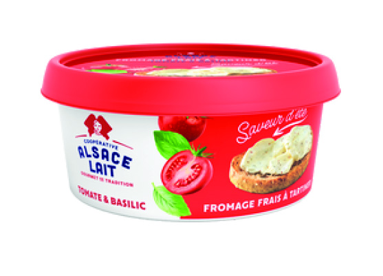 FROMAGE FRAIS À TARTINER TOMATE BASILIC