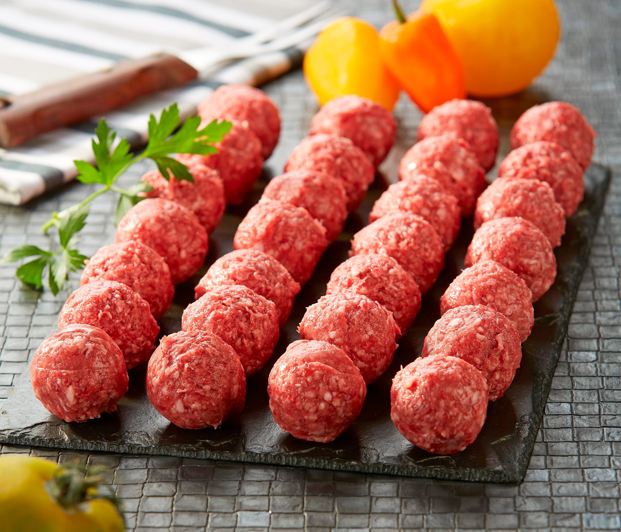 28 Boulettes de bœuf et de porc natures