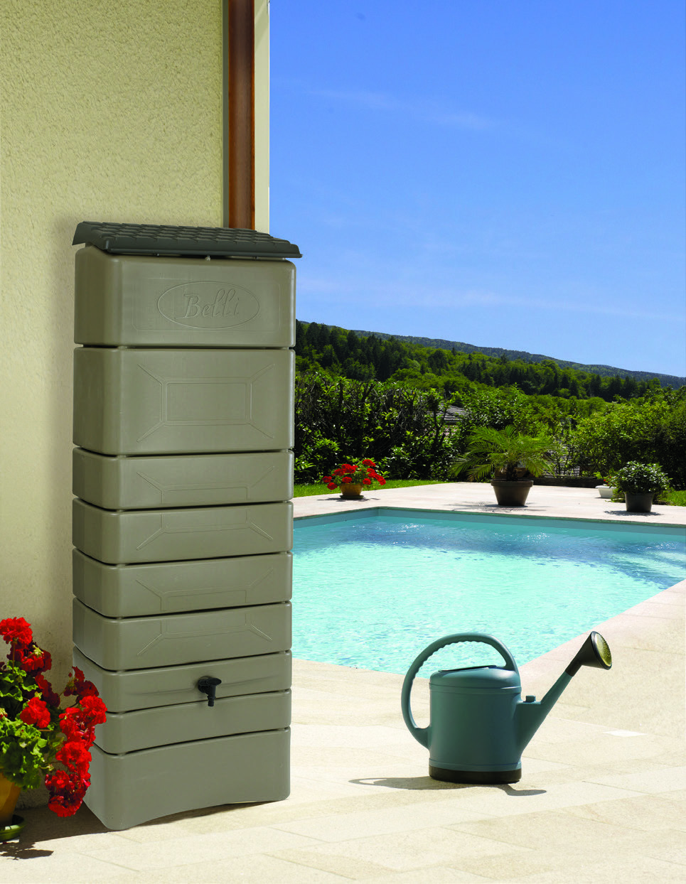 RÉCUPÉRATEUR À EAU MURAL 300 L