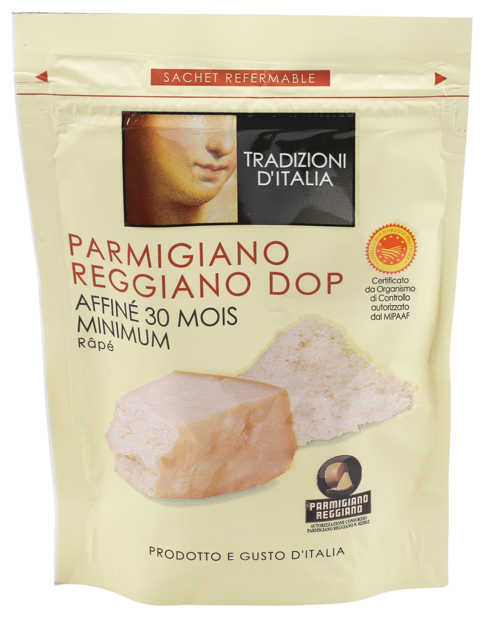 PARMIGIANO REGGIANO RÂPÉ 30% MAT.GR. DOP 