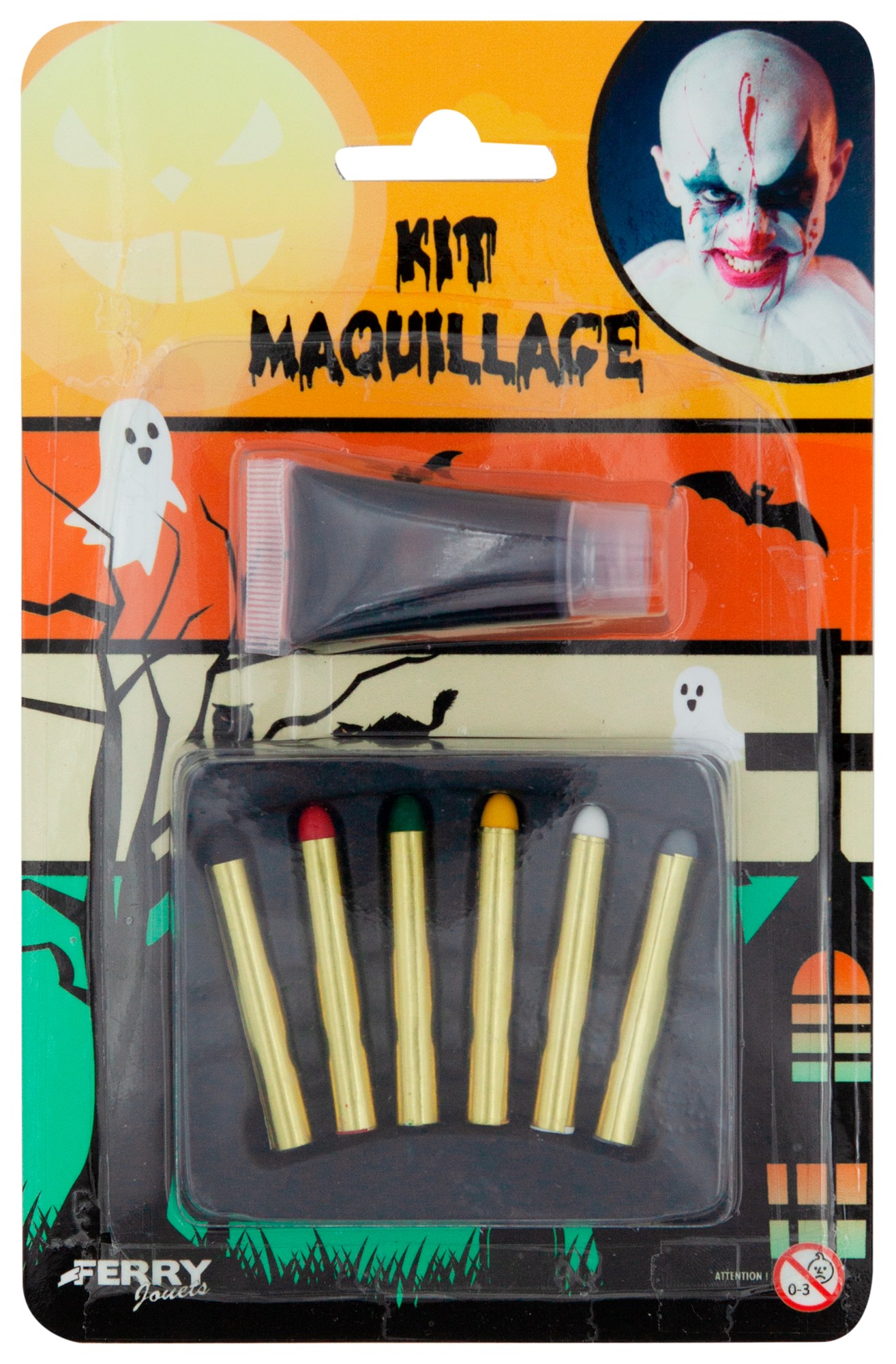 Kit de maquillage halloween 