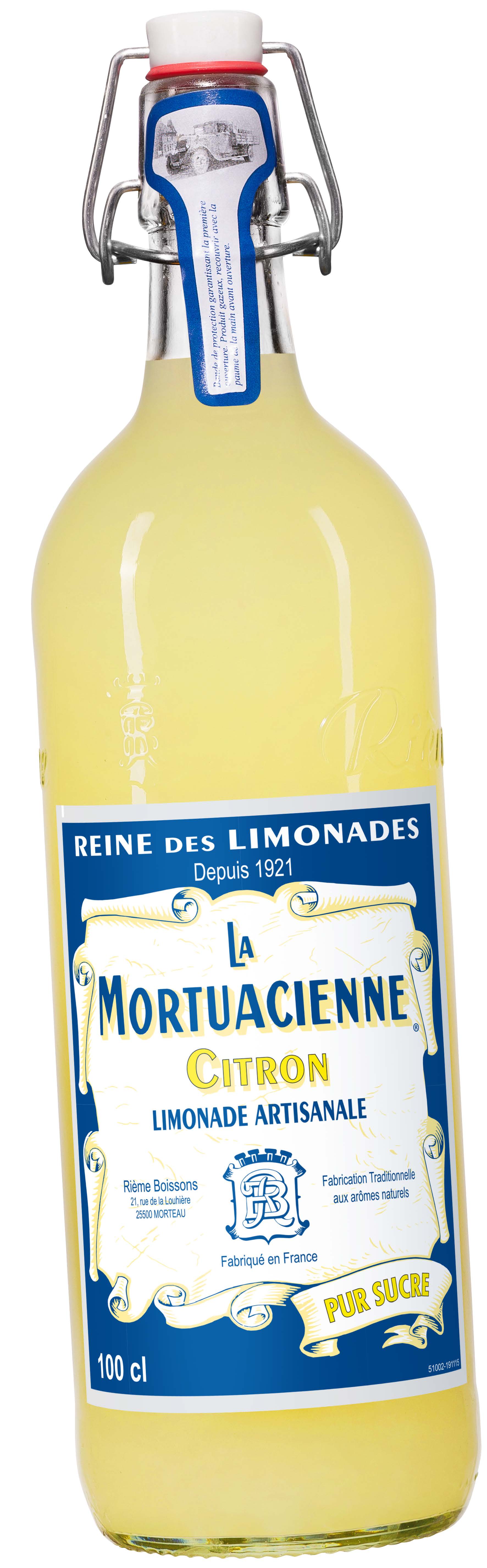 LIMONADE ARTISANALE LA MORTUACIENNE L’ORIGINALE 