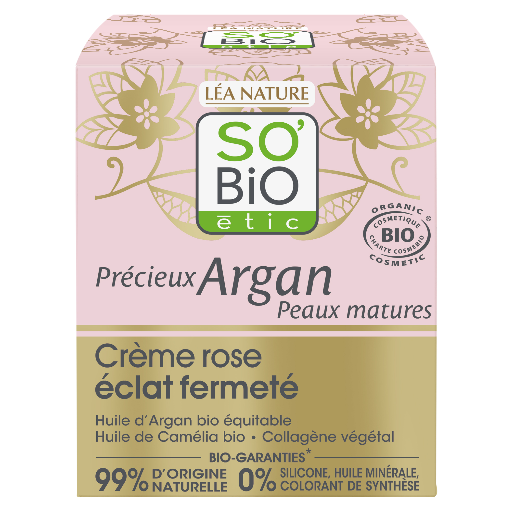 CRÈME BIO ROSE ÉCLAT FERMETÉ