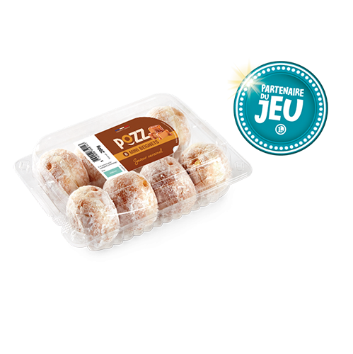MINI BEIGNETS FOURRÉS AU CARAMEL X8