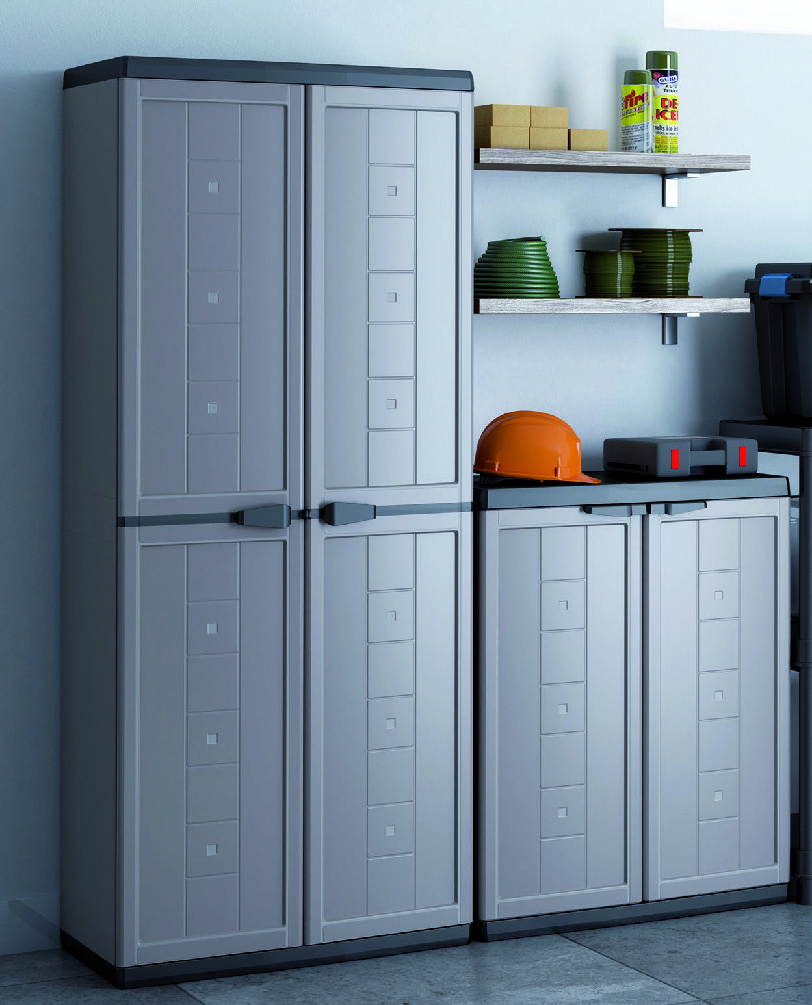 LOT DE 2 ARMOIRES DE RANGEMENT JOLLY