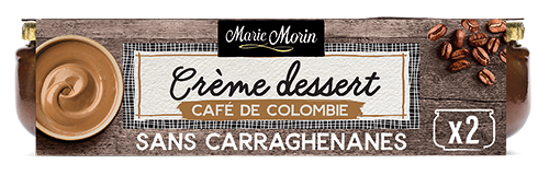 CRÈME DESSERT CAFÉ DE COLOMBIE X2