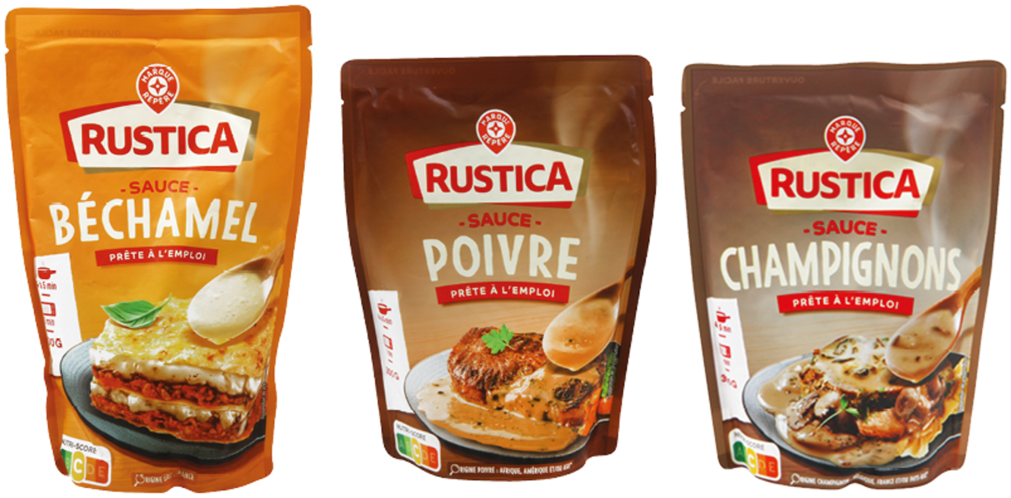 SUR LES PRODUITS PRÉSENTS EN MAGASIN DE LA GAMME SAUCE DOYPACK "RUSTICA"