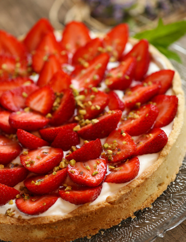 TARTE AUX FRAISES 6/8 PERSONNES