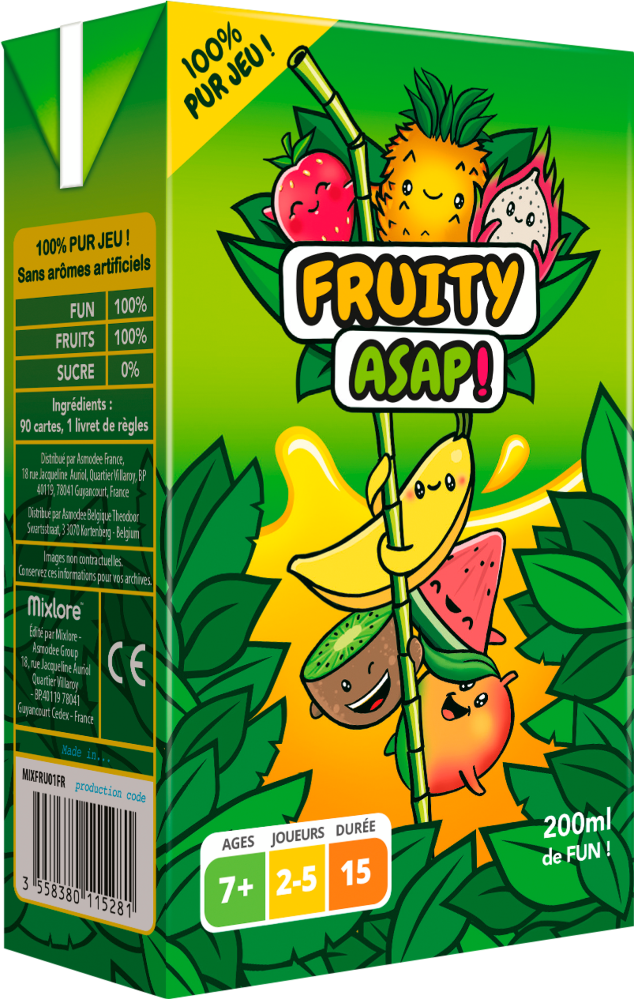 BURGER ASAP ou FRUITY ASAP