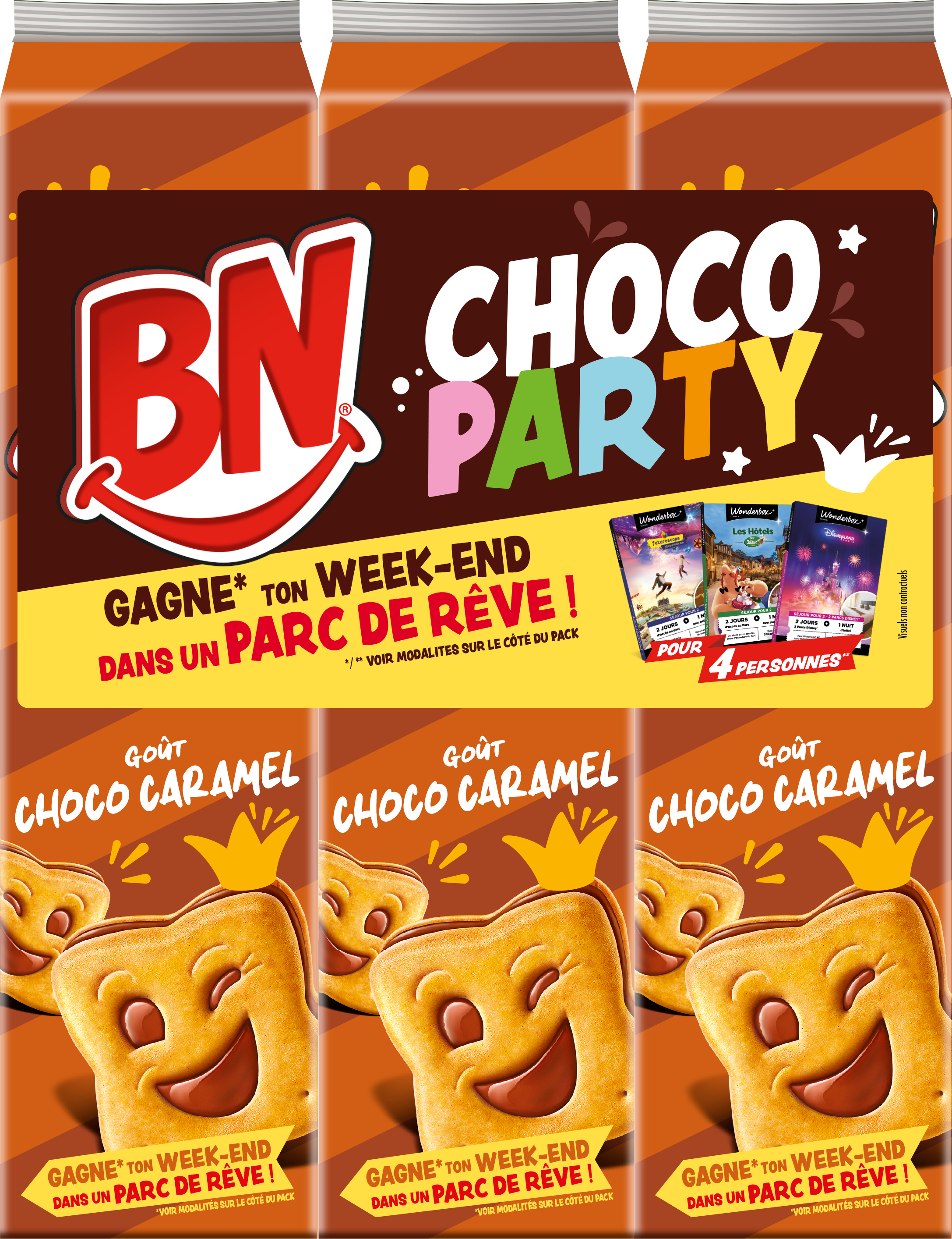 BISCUITS CHOCO PARTY CARAMEL