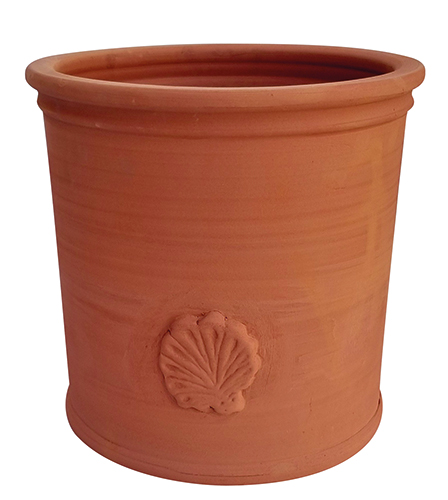 POT ROND EN TERRE CUITE “PALMIER”