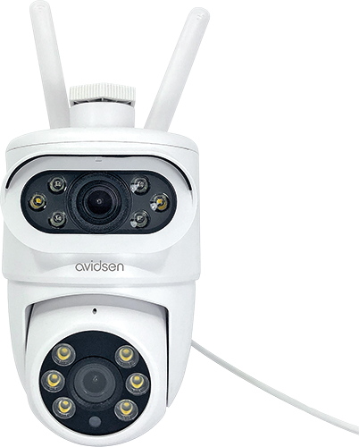 CAMÉRA HOME CAM DUAL PTZ  EXTÉRIEURE MOTORISÉE