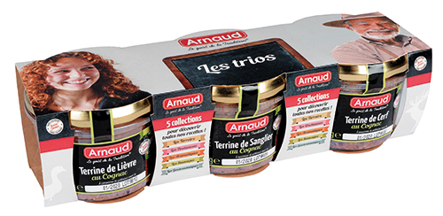 LOT DE 3 TERRINES