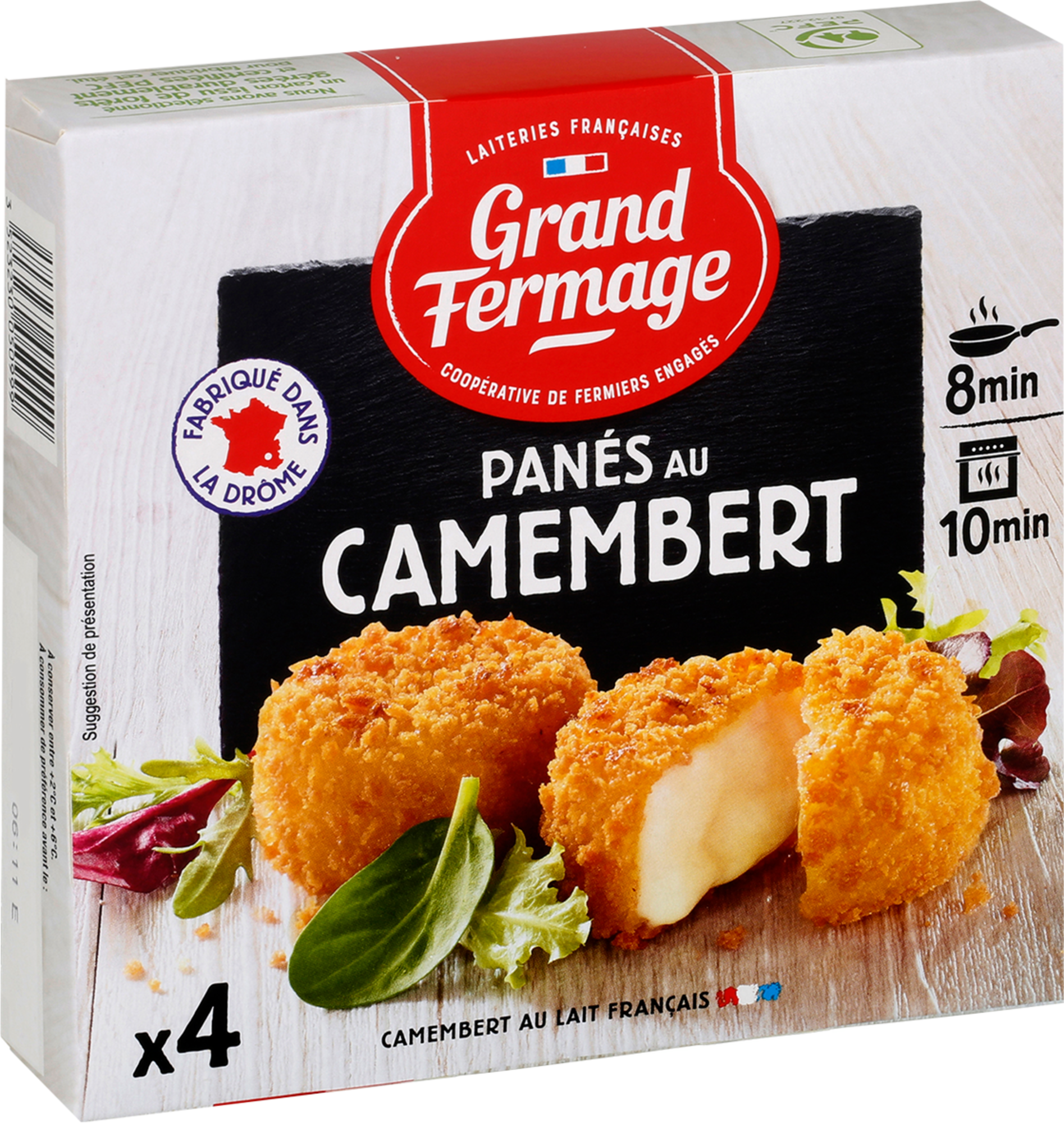 Panés au camembert 19% Mat.Gr.