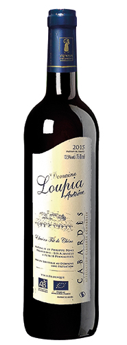 AOC DOMAINE LOUPIA CABARDÈS ROUGE 2019 BIO “CUVÉE ANTOINE”