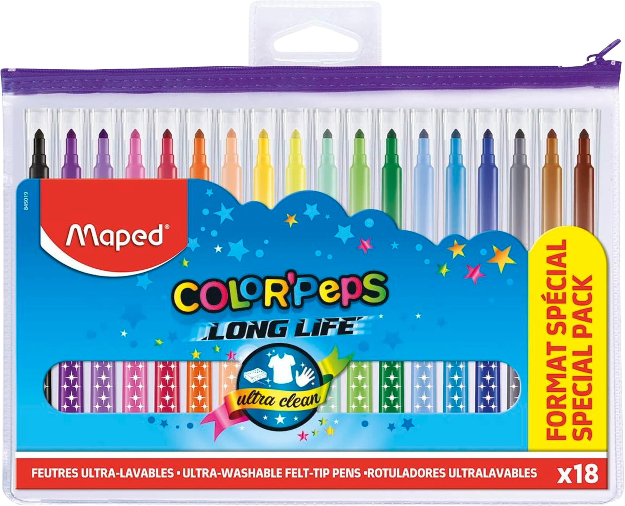 18 FEUTRES DE COLORIAGE "COLOR'PEPS" 