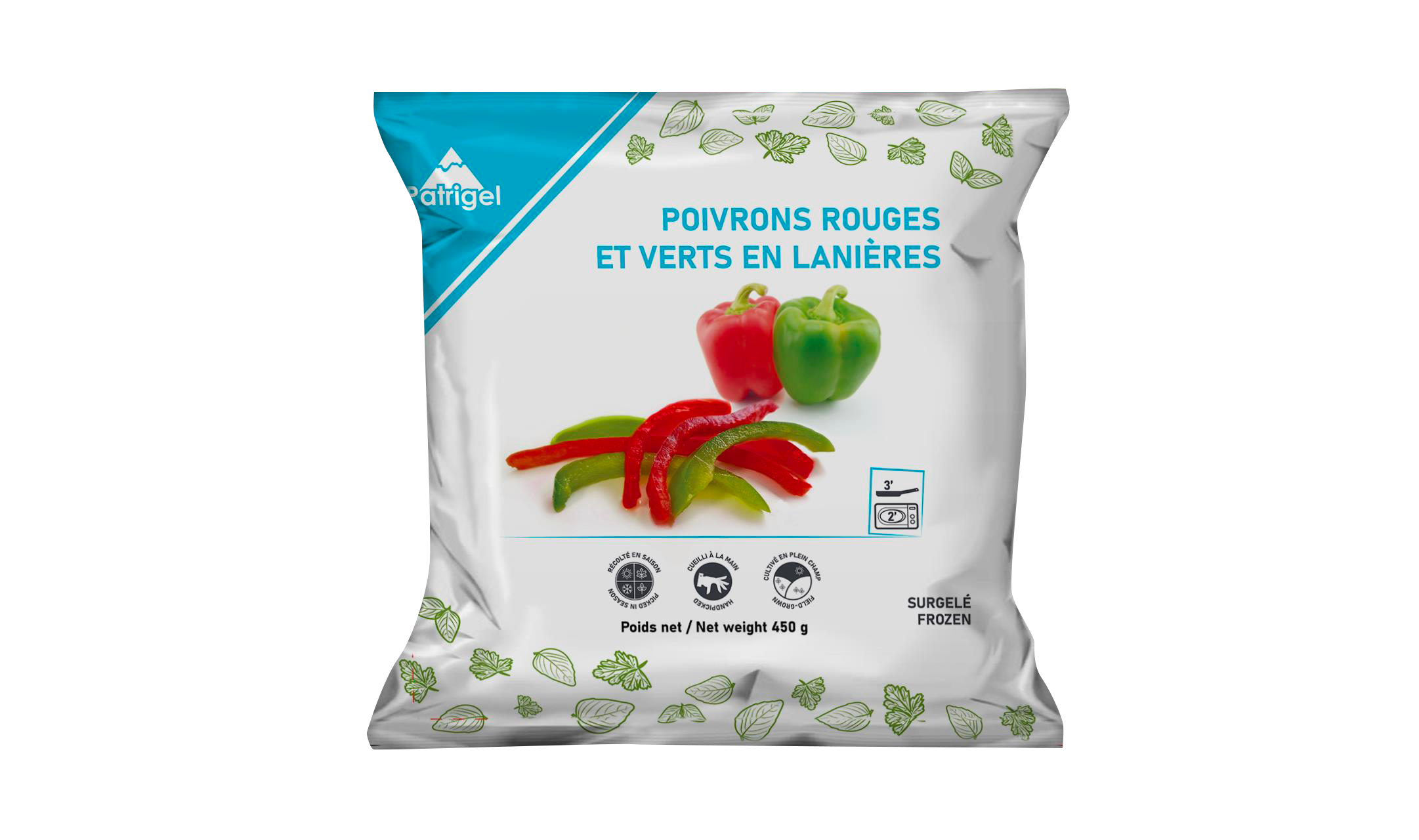 POIVRONS ROUGES ET VERTS EN LANIERES SURGELES