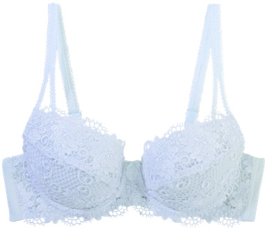 SOUTIEN-GORGES GUIPURE AVEC COQUES 