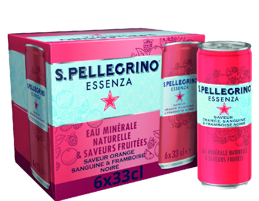 EAU AROMATISÉE ESSENZA ORANGE SANGUINE & FRAMBOISE NOIRE