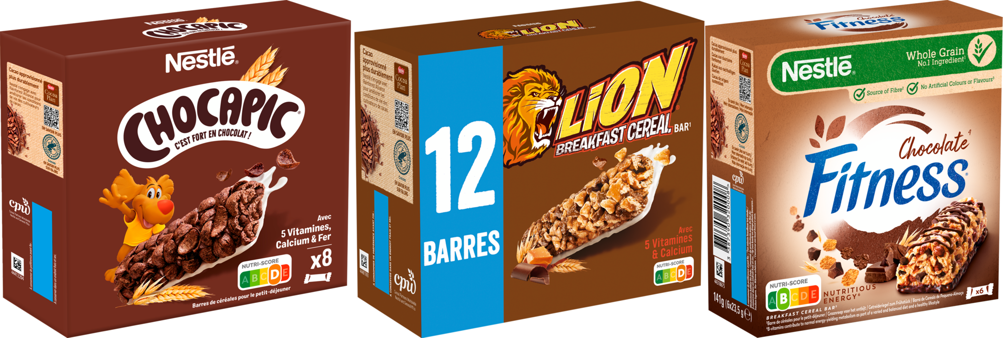 SUR LES PRODUITS PRÉSENTS EN MAGASIN DE LA GAMME BARRES CÉRÉALES "NESTLÉ"