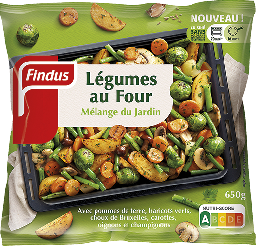 LÉGUMES AU FOUR MÉLANGE DU JARDIN SURGELÉS