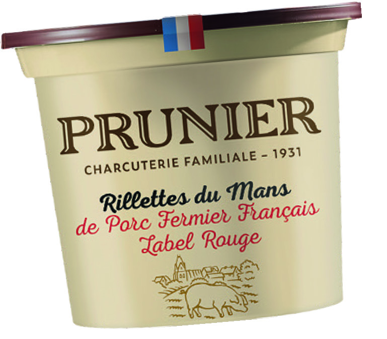 RILLETTES DU MANS DE PORC FERMIER FRANÇAIS LABEL ROUGE
