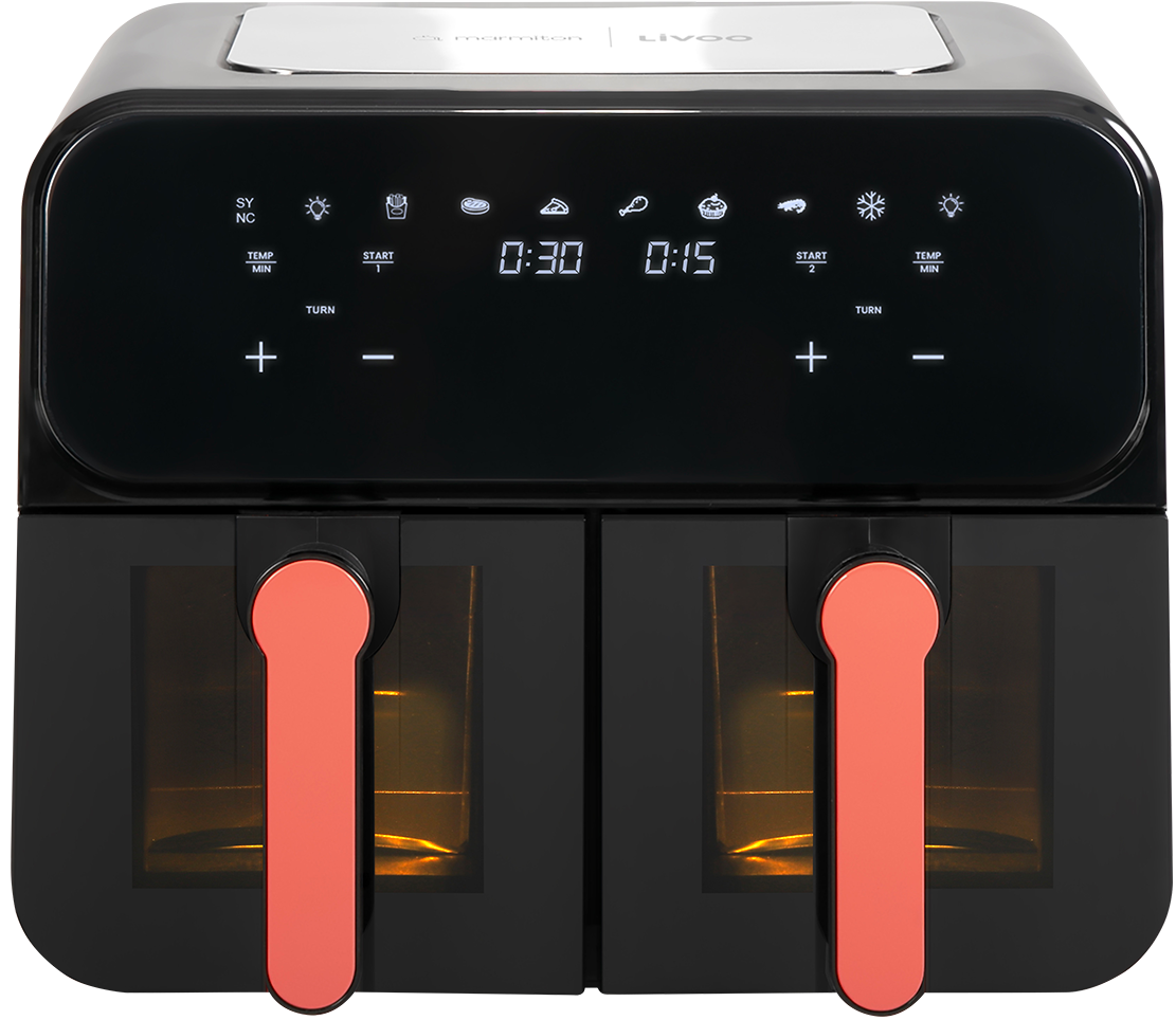 FRITEUSE SANS HUILE DOUBLE BAC 9 L