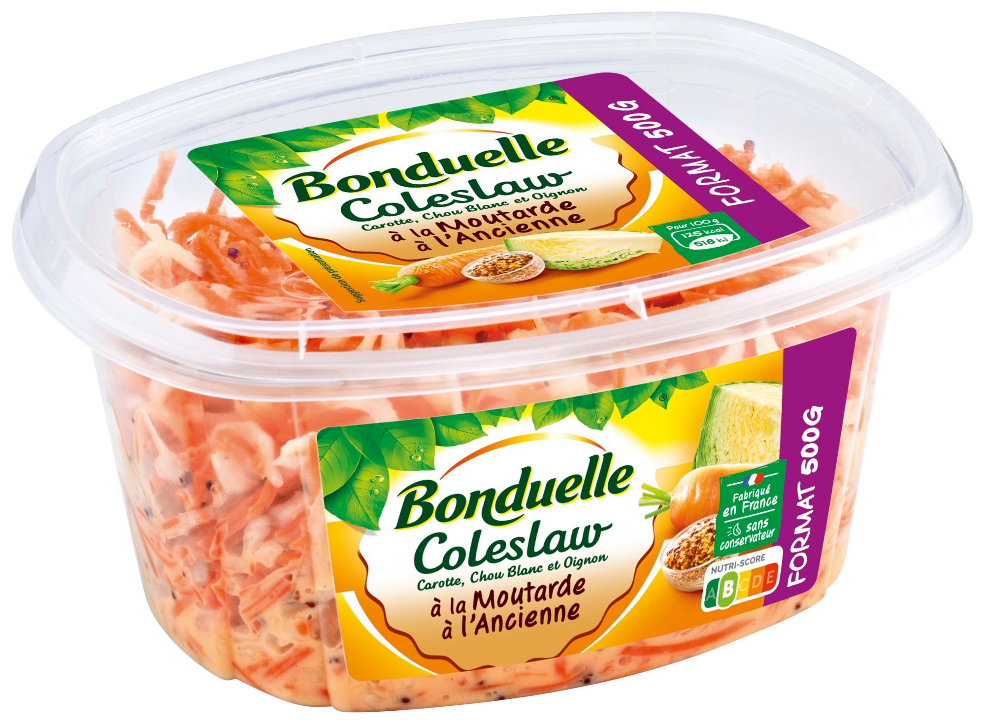 Coleslaw à la moutarde à l'ancienne