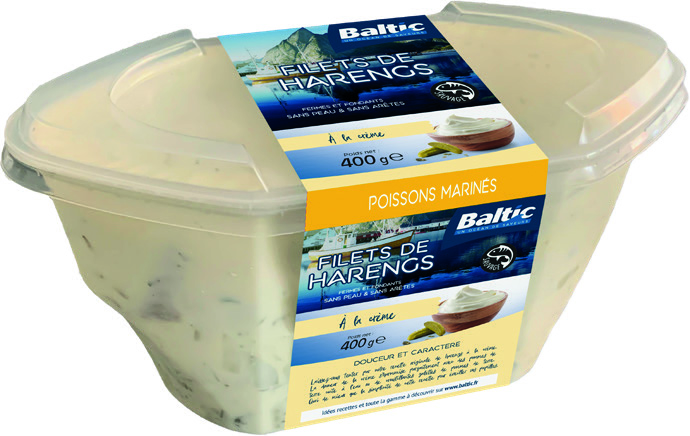 FILETS DE HARENG À LA CRÈME