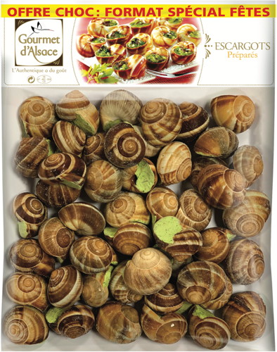 48 ESCARGOTS HL MOYENS RECETTE AIL ET PERSIL SURGELÉS