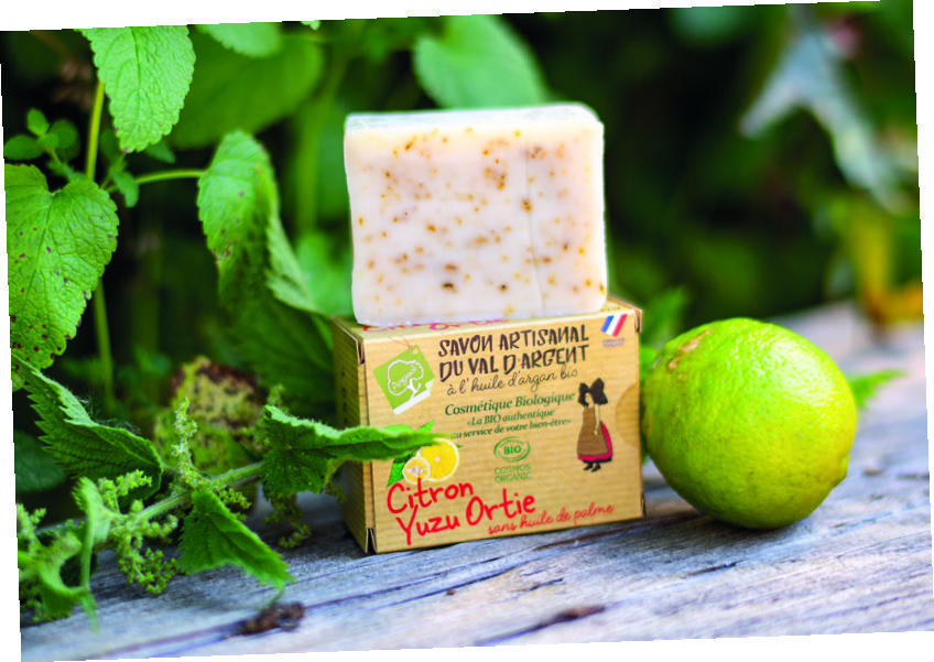 SAVON BIO CITRON YUZU ORTIE OU LAVANDE