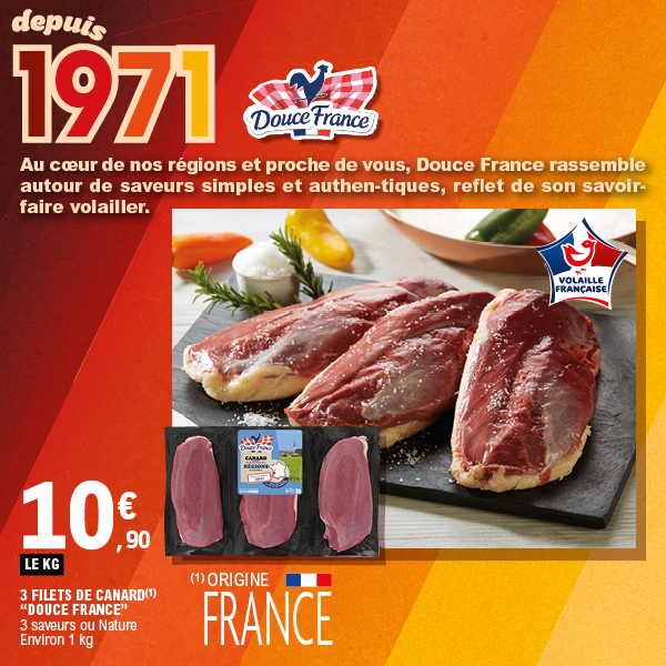 3 FILETS DE CANARD